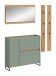 Garderoben-Set >Drive< in Salbei - 192x172x32cm (BxHxT)