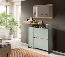 Garderoben-Set >Drive< in Salbei - 192x140x32cm...