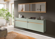 Garderoben-Set >Drive< in Salbei - 192x220x32cm...