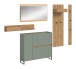 Garderoben-Set >Drive< in Salbei - 192x236x32cm (BxHxT)