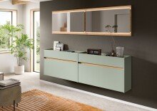 Garderoben-Set >Drive< in Salbei - 192x220x32cm...