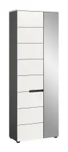 Garderobenschrank >Canu< in Basalt Grau /...