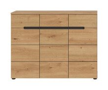 Schuhkommode >Canu< in Basalt Grau / Artisan -...