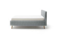 Polsterbett >Mattis mit BK< Liegefläche 140x200 cm, Hevre türkis, Stellmaß: 161x105x218cm (BxHxT)