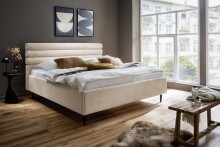 Polsterbett >Tampere< 180x200 cm, Stoffbezug creme,...