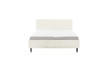 Polsterbett >Tampere< 180x200 cm, Stoffbezug creme, Aufstellmaße B/H/T 192x114x218 cm