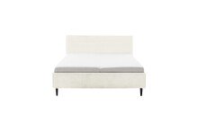 Polsterbett >Tampere< 180x200 cm, Stoffbezug creme, Aufstellmaße B/H/T 192x114x218 cm