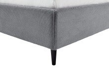 Polsterbett >Tampere< 180x200 cm, Stoffbezug creme, Aufstellmaße B/H/T 192x114x218 cm