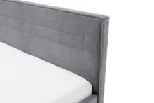 Polsterbett >Tampere< 180x200 cm, in Anthrazit, Aufstellmaße B/H/T 192x114x218 cm