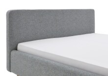 Polsterbett >Mattis mit BK< Liegefläche 160x200 cm, Hevre Türkis, Stellmaß: 181x105x218cm (BxHxT)