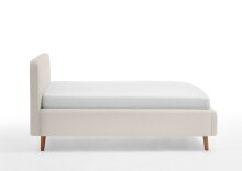 Polsterbett >Mattis mit BK< Liegefläche 140x200 cm, Nordic Ivory, Stellmaß: 161x105x218cm (BxHxT)