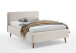 Polsterbett >Mattis mit BK< Liegefläche 140x200 cm, Nordic Ivory, Stellmaß: 161x105x218cm (BxHxT)