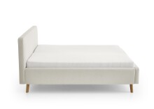 Polsterbett >Mattis mit BK< Liegefläche 180x200 cm, Nordic Ivory, Stellmaß: 201x105x218cm (BxHxT)