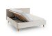 Polsterbett >Mattis mit BK< Liegefläche 180x200 cm, Nordic Ivory, Stellmaß: 201x105x218cm (BxHxT)