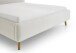 Polsterbett >Mattis mit BK< Liegefläche 160x200 cm, Nordic Ivory, Stellmaß: 181x105x218cm (BxHxT)