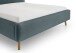 Polsterbett >Mattis mit BK< Liegefläche 160x200 cm, Eisblau, Stellmaß: 181x105x218cm (BxHxT)