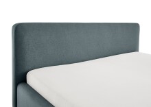 Polsterbett >Mattis mit BK< Liegefläche 180x200 cm, Eisblau, Stellmaß: 201x105x218cm (BxHxT)