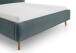 Polsterbett >Mattis mit BK< Liegefläche 180x200 cm, Eisblau, Stellmaß: 201x105x218cm (BxHxT)
