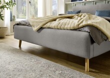 Polsterbett >Mattis mit BK< Liegefläche 160x200 cm, Nordic Ash, Stellmaß: 181x105x218cm (BxHxT)