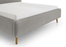 Polsterbett >Mattis mit BK< Liegefläche 160x200 cm, Nordic Ash, Stellmaß: 181x105x218cm (BxHxT)