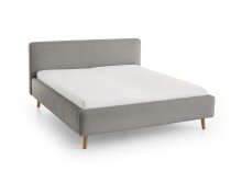 Polsterbett >Mattis mit BK< Liegefläche 160x200 cm, Nordic Ash, Stellmaß: 181x105x218cm (BxHxT)