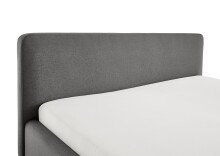 Polsterbett >Mattis mit BK< Liegefläche 180x200 cm, Anthrazit, Stellmaß: 201x105x218cm (BxHxT)