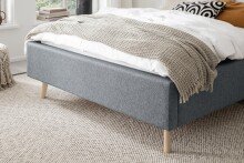 Polsterbett >Frieda mit BK< Liegefläche 140x200 cm, Stelar Ocean, Stellmaß: 156x105x224cm (BxHxT)