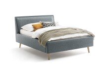 Polsterbett >Frieda mit BK< Liegefläche 140x200 cm, Stelar Ocean, Stellmaß: 156x105x224cm (BxHxT)