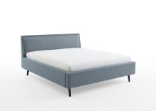 Polsterbett >Frieda mit BK< Liegefläche 160x200 cm, Ocean, Stellmaß: 176x105x224cm (BxHxT)