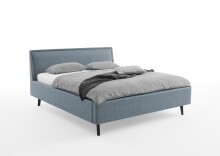 Polsterbett >Frieda mit BK< Liegefläche 180x200 cm, Ocean, Stellmaß: 196x105x224cm (BxHxT)