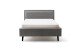Polsterbett >Frieda mit BK< Liegefläche 140x200 cm, Stelar Grau, Stellmaß: 156x105x224cm (BxHxT)