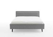 Polsterbett >Frieda mit BK< Liegefläche 160x200 cm, grau, Stellmaß: 176x105x224cm (BxHxT)