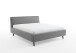 Polsterbett >Frieda mit BK< Liegefläche 160x200 cm, grau, Stellmaß: 176x105x224cm (BxHxT)