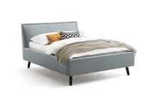 Polsterbett >Frieda mit BK< Liegefläche 140x200 cm, Eisblau, Stellmaß: 156x105x224cm (BxHxT)
