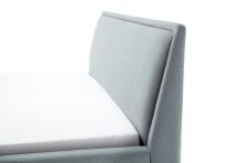 Polsterbett >Frieda mit BK< Liegefläche 180x200 cm, eisblau, Stellmaß: 196x105x224cm (BxHxT)