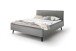 Polsterbett >Frieda mit BK< Liegefläche 180x200 cm, hellgrau, Stellmaß: 196x105x224cm (BxHxT)