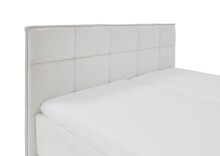 Polsterbett >Paulo< Liegefläche 180x200cm, Cody Beige, Stellmaß: 202x120x213cm (BxHxT)