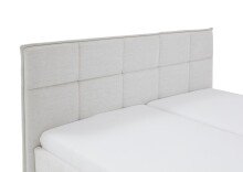 Polsterbett >Paulo< Liegefläche 180x200cm, Cody Beige, Stellmaß: 202x120x213cm (BxHxT)