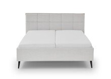 Polsterbett >Paulo< Liegefläche 180x200cm, Cody Beige, Stellmaß: 202x120x213cm (BxHxT)