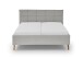 Polsterbett >Paulo< Liegefläche 160x200cm, Cody Hellgrau, Stellmaß: 182x120x213cm (BxHxT)