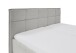 Polsterbett >Paulo< Liegefläche 160x200cm, Cody Hellgrau, Stellmaß: 182x120x213cm (BxHxT)