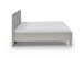 Polsterbett >Paulo< Liegefläche 160x200cm, Cody Hellgrau, Stellmaß: 182x120x213cm (BxHxT)