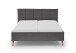 Polsterbett >Paulo< Liegefläche 180x200cm, Anthrazit, Stellmaß: 202x120x213cm (BxHxT)