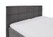 Polsterbett >Paulo< Liegefläche 180x200cm, Anthrazit, Stellmaß: 202x120x213cm (BxHxT)