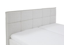 Polsterbett >Paulo mit BK< Liegefläche 180x200 cm, Beige, Stellmaß: 202x120x213cm (BxHxT)