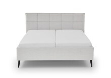 Polsterbett >Paulo mit BK< Liegefläche 180x200 cm, Beige, Stellmaß: 202x120x213cm (BxHxT)