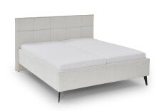 Polsterbett >Paulo mit BK< Liegefläche 180x200 cm, Beige, Stellmaß: 202x120x213cm (BxHxT)