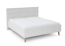 Polsterbett >Paulo mit BK< Liegefläche 180x200 cm, Beige, Stellmaß: 202x120x213cm (BxHxT)