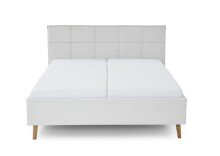 Polsterbett >Paulo mit BK< Liegefläche 180x200 cm, Beige, Stellmaß: 202x120x213cm (BxHxT)