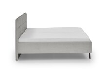 Polsterbett >Paulo mit BK< Liegefläche 160x200 cm, Hellgrau, Stellmaß: 182x120x213cm (BxHxT)